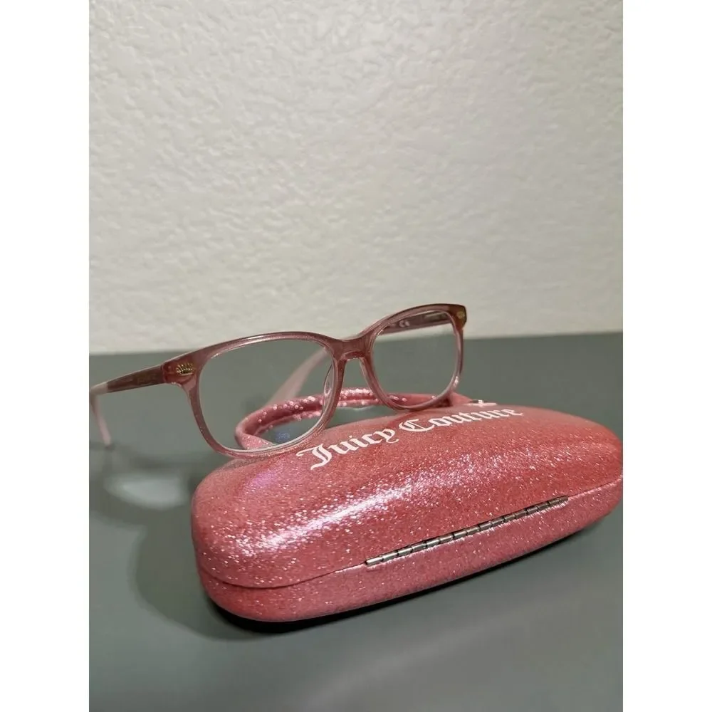 Juicy Couture Girls Pink Glitter Eyeglass‎ Frames JU933 47-15-130